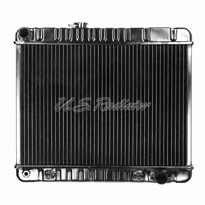 1966 Pontiac Tempest/LeMans/GTO V8 17" Tall Radiator, Factory A/C