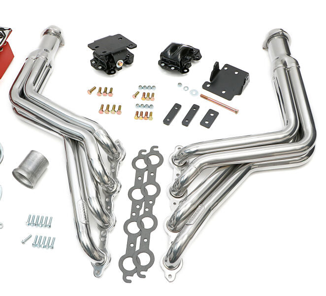 Trans-Dapt Performance 1968-72 GM A-Body LS Swap-In-A-Box Kit, Long Tube Headers 4L60E/4L70E