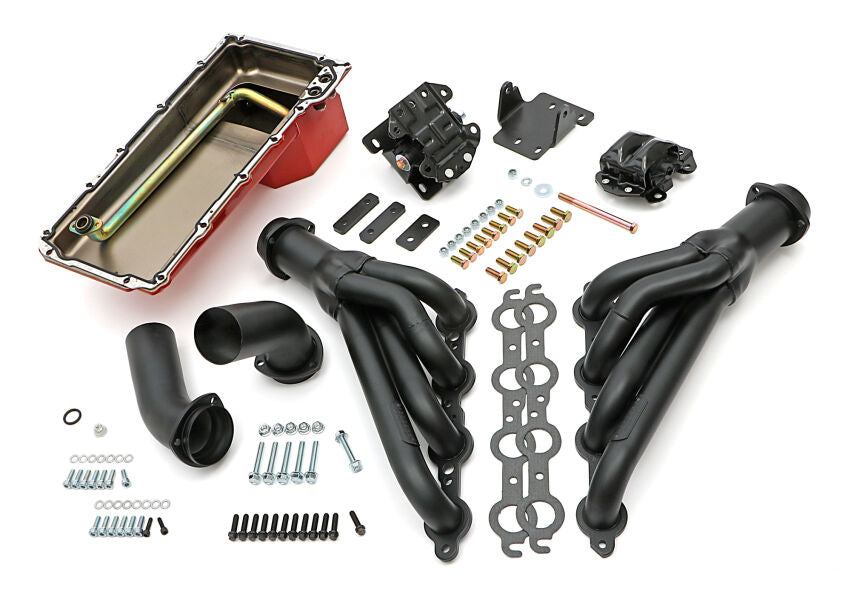 Trans-Dapt Performance 1968-72 GM A-Body LS Swap-In-A-Box Kit, Mid-Length Headers 4L60E/4L70E