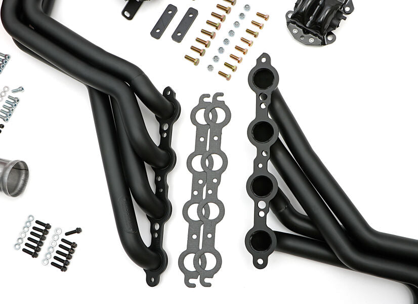Trans-Dapt Performance 1968-72 GM A-Body LS Swap-In-A-Box Kit, Long Tube Headers TH350/TH400