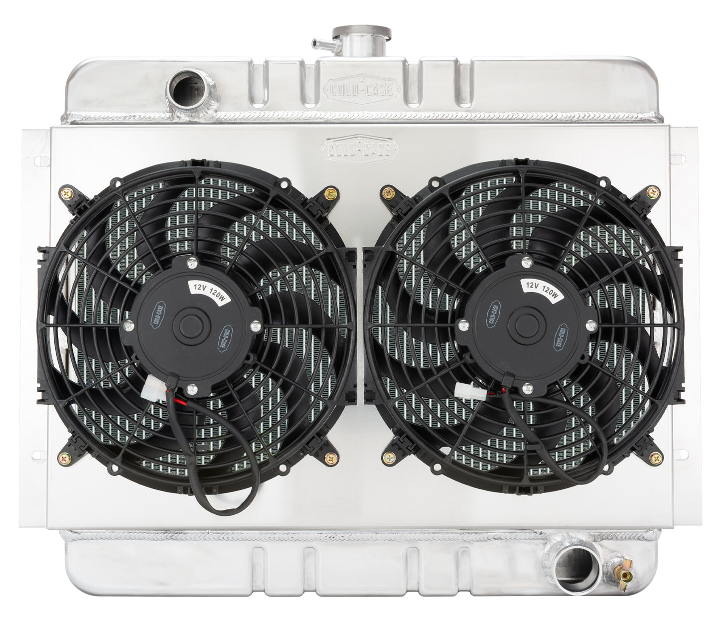 1962-67 Chevrolet Nova Cold Case Aluminum Radiator, Manual Transmission