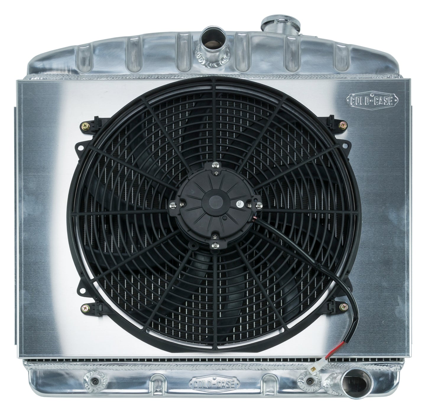 1955-56 Tri-5 Chevrolet Cold Case Aluminum Radiator, 6 Cylinder (Front Mount)