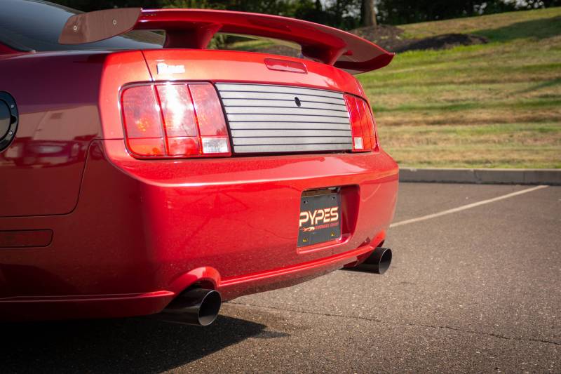 2005-2010 Ford Mustang GT Pypes Super System Cat Back Exhaust Kit W/ Pype Bomb Tips & M-80 Race Pro Mufflers, 409 Stainless