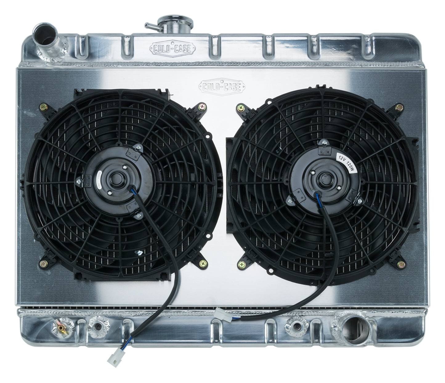 1966-67 GTO Cold Case Performance Radiator, Automatic Transmission W/O A/C