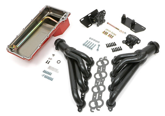 Trans-Dapt Performance 1968-72 GM A-Body LS Swap-In-A-Box Kit, Mid-Length Headers 4L60E/4L70E