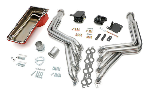 Trans-Dapt Performance 1968-72 GM A-Body LS Swap-In-A-Box Kit, Long Tube Headers TH350/TH400
