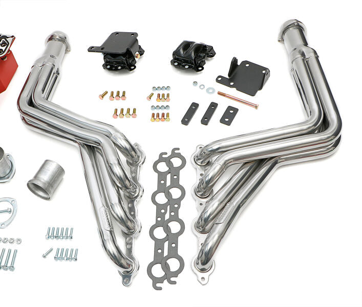 Trans-Dapt Performance 1968-72 GM A-Body LS Swap-In-A-Box Kit, Long Tube Headers TH350/TH400