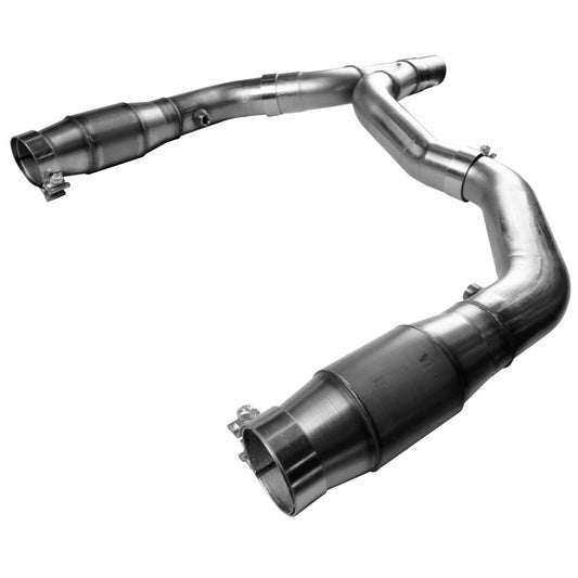 Kooks 1993-97 Camaro and Firebird 3" Stainless Steel GREEN Catted Y-Pipe, OEM Connection