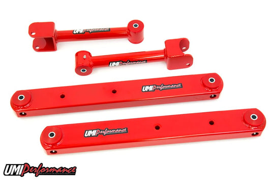 UMI Performance 402118 1964-67 GM A-Body Rear Control Arms Kit, Boxed Lower, Premium