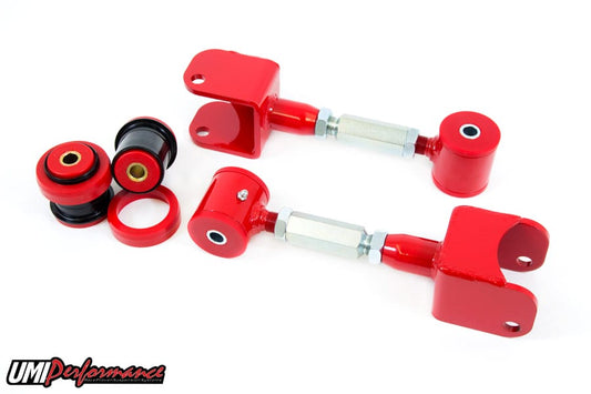 UMI Performance 402500 1968-72 GM A-Body Rear Upper Control Arm Kit, Adjustable, Rear-End Housing Bushings