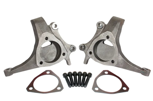 CPP 1978-88 GM G-Body Corvette Style Stock Height Brake Spindles
