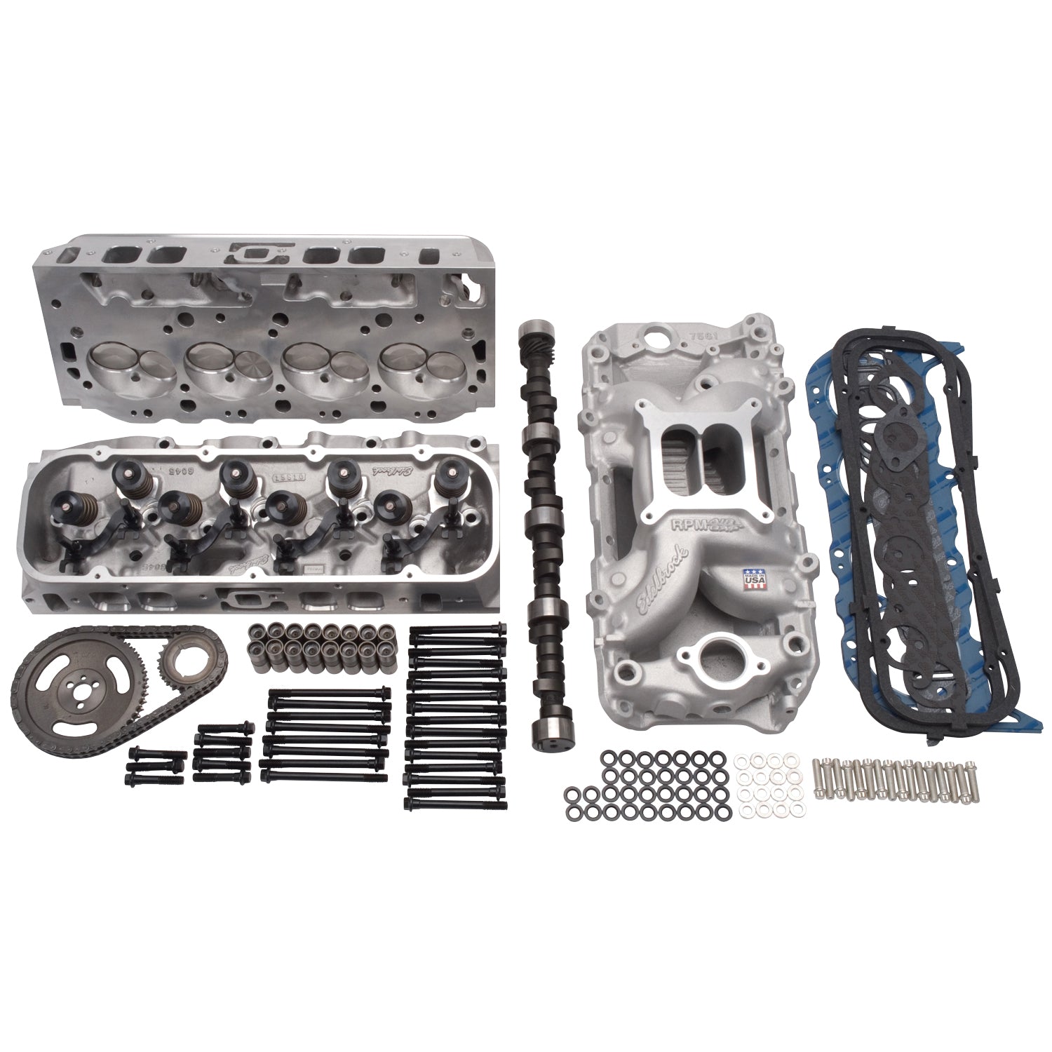Edelbrock Performer RPM 540HP Kit for 1965-1996 Chevrolet 396-454 Big ...