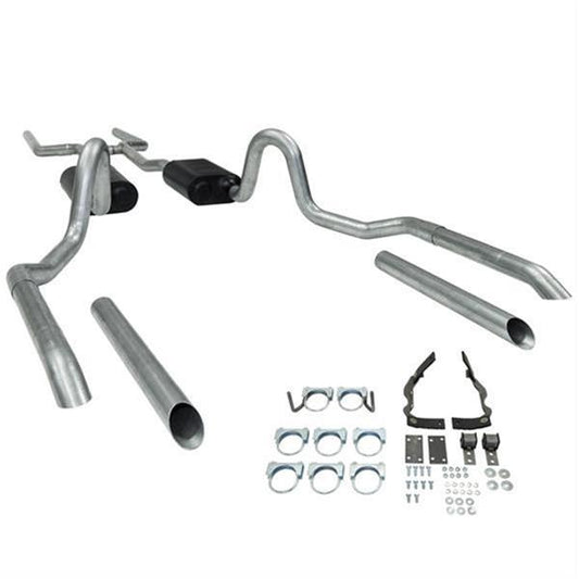 1964-72 GM A-Body Flowmaster American Thunder Crossmember Back Exhaust System, 2.5"