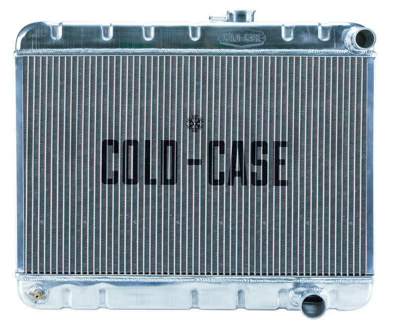 1964-65 GTO Tri-Power Cold Case Performance Radiator w/o A/C, Manual Transmission
