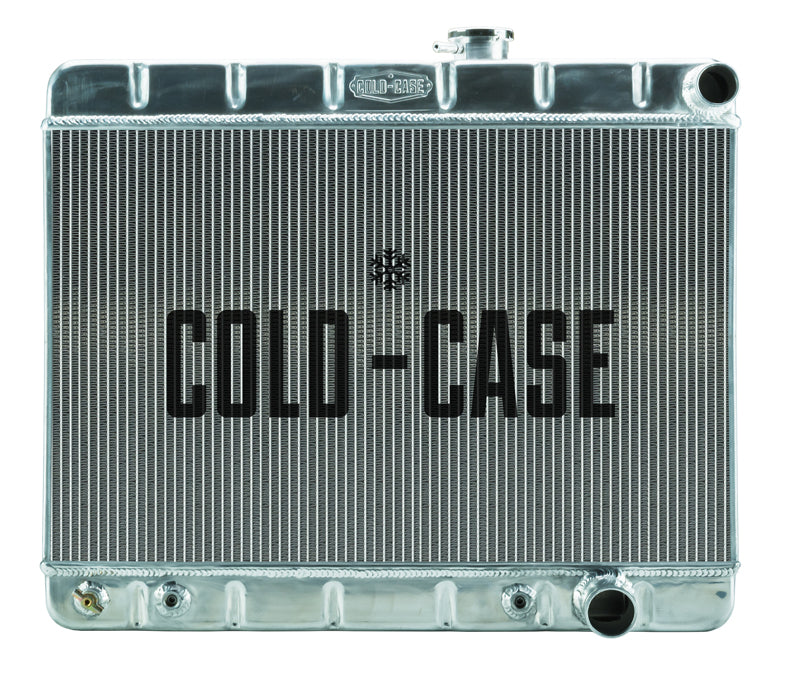 1964-65 GTO Tri-Power Cold Case Performance Radiator w/o A/C, Automatic Transmission