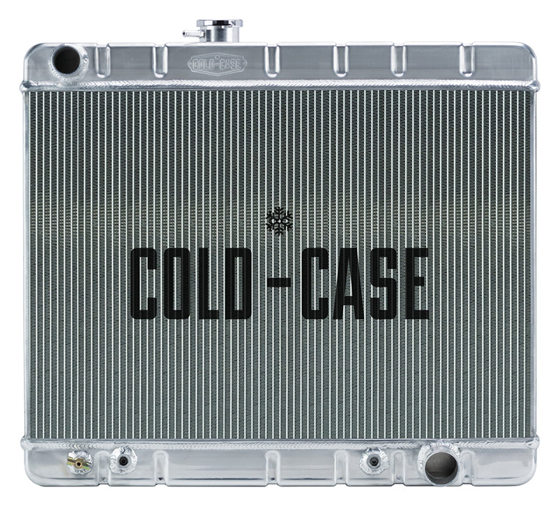 1966-67 GTO Cold Case Performance Radiator, Automatic Transmission W/O A/C