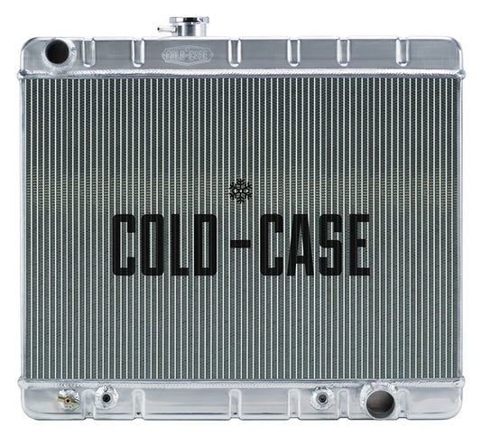 1966-67 GTO Cold Case Performance Radiator, Automatic Transmission W/O A/C