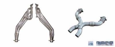 2011-2014 Ford Mustang 5.0L Pypes Long Tubed Headers W/ Catted X-Pipe, 304 Stainless