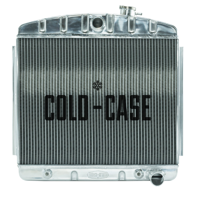 1955-56 Tri-5 Chevrolet Cold Case Aluminum Radiator, 6 Cylinder (Front Mount)