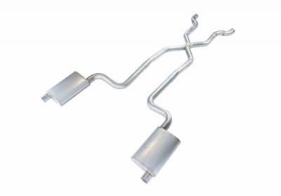 1968-1973 Chevrolet Corvette Pypes 2.5" Crossmember Back Exhaust Kit W/ X-Pipe, 409 Stainless