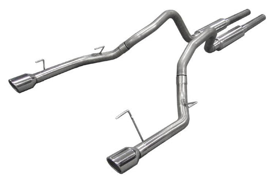 2005-2010 Ford Mustang GT Pypes Mid-Muffler Cat Back Exhaust Kit W/ M-80 Race Pro Mufflers, 409 Stainless