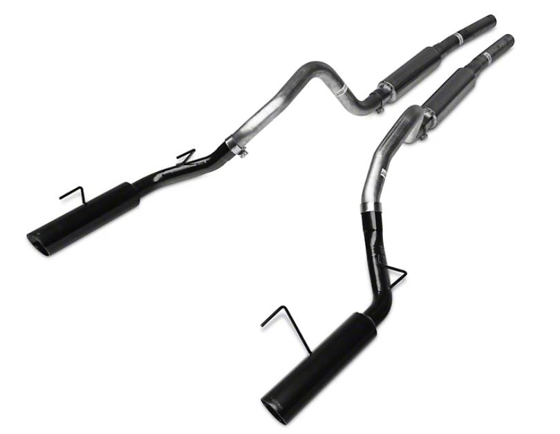 2005-2010 Ford Mustang GT Pypes Super System Cat Back Exhaust Kit W/ Pype Bomb Tips & M-80 Race Pro Mufflers, 409 Stainless