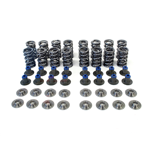 TSP .660" Polished Dual Spring Kit w/ PAC Valve Springs, Titanium Retainers, & PRC Integrated Seat/Seal